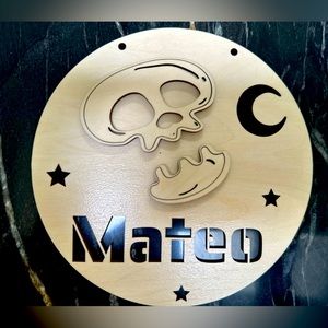 Personalize Kids Door hang sign.